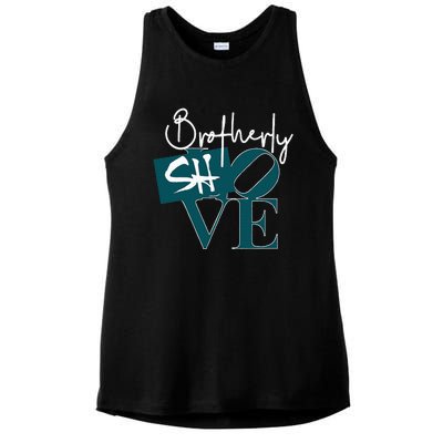 Brotherly Shove Ladies PosiCharge Tri-Blend Wicking Tank