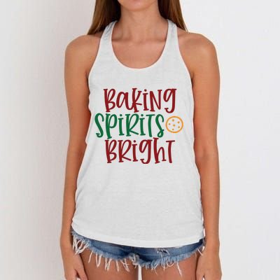 Baking Spirits Bright Women's Knotted Racerback Tank