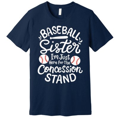 Baseball Sister Premium T-Shirt