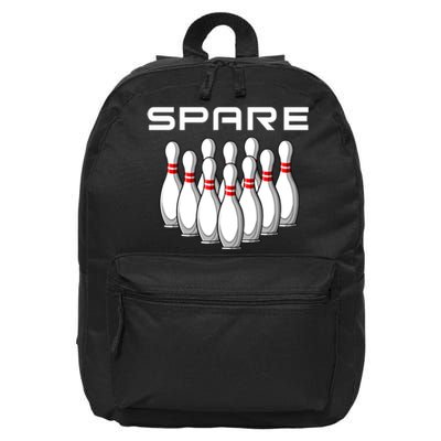 Bowling Spare 16 in Basic Backpack