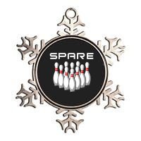 Bowling Spare Metallic Star Ornament