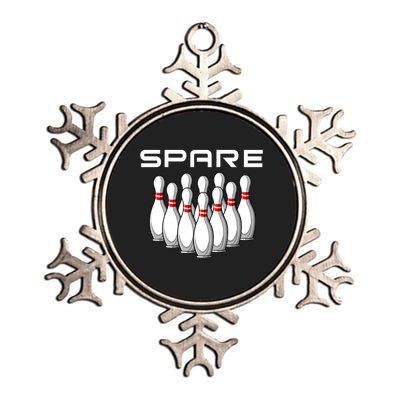 Bowling Spare Metallic Star Ornament