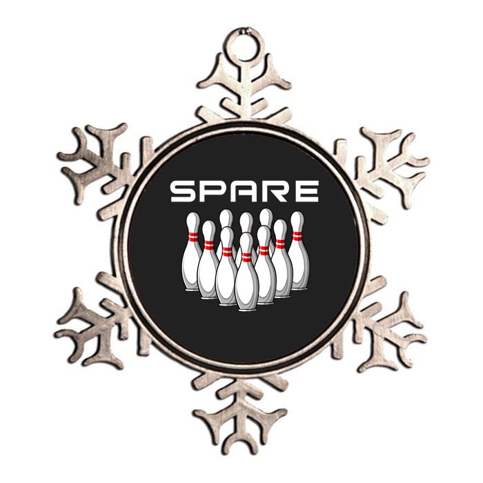 Bowling Spare Metallic Star Ornament