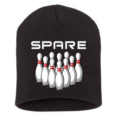 Bowling Spare Short Acrylic Beanie