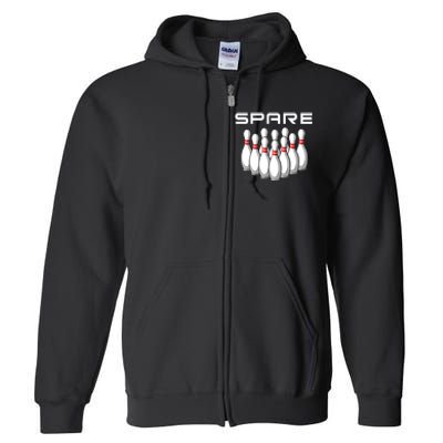 Bowling Spare Full Zip Hoodie