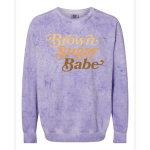 Brown Sugar Babe Melanin Colorblast Crewneck Sweatshirt