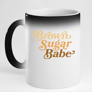 Brown Sugar Babe Melanin 11oz Black Color Changing Mug