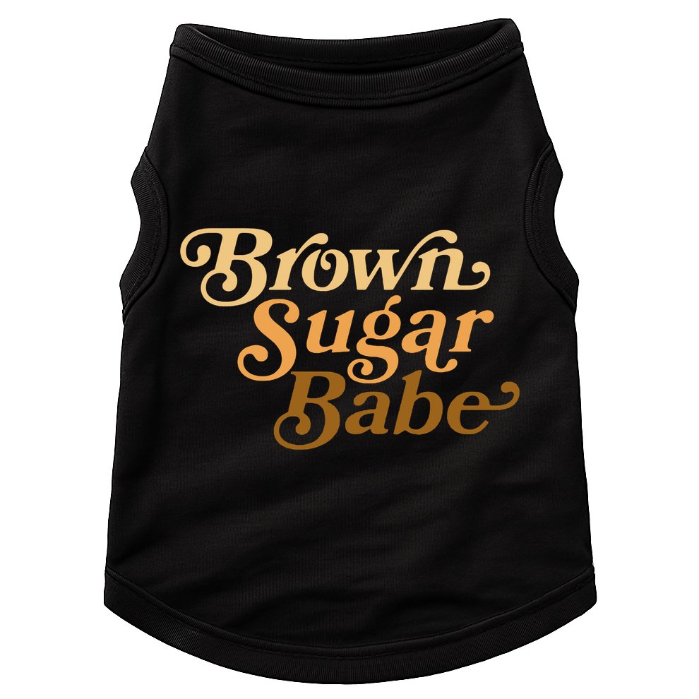 Brown Sugar Babe Melanin Doggie Tank