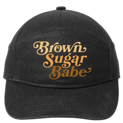 Brown Sugar Babe Melanin 7-Panel Snapback Hat