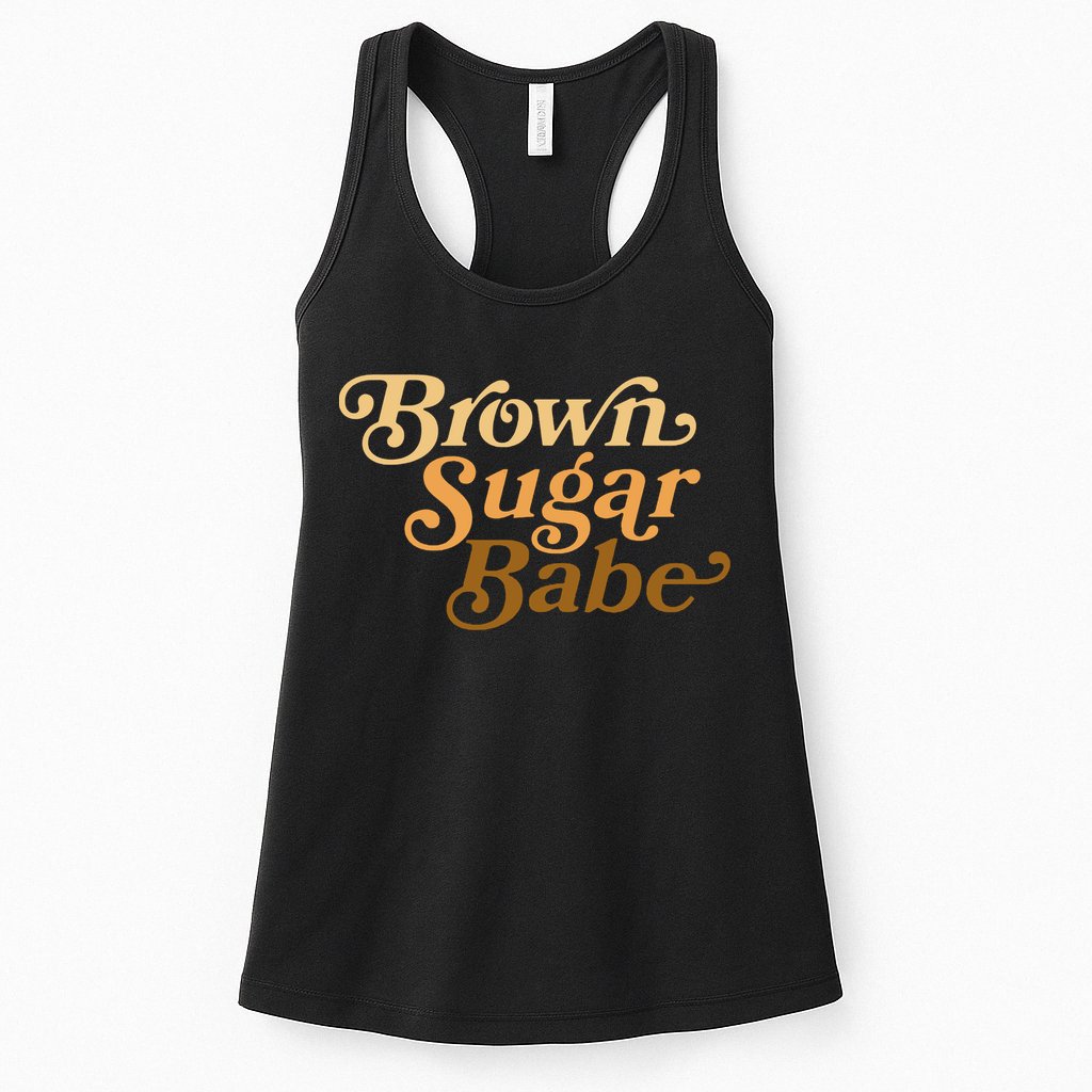 Brown Sugar Babe Melanin Womens Tank Top