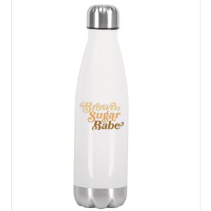 Brown Sugar Babe Melanin Stainless Steel Insulated Water Bottle