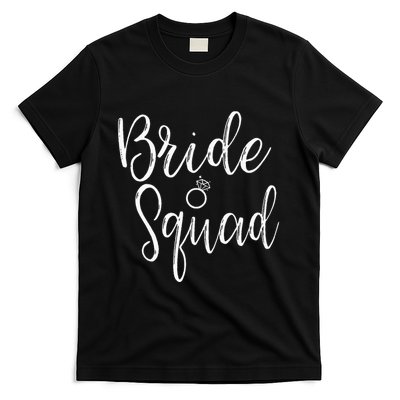 Bride Squad Bachelorette Party Bridesmaid Bridal Shower T-Shirt