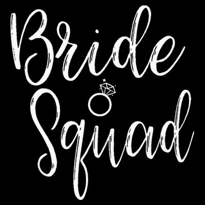 Bride Squad Bachelorette Party Bridesmaid Bridal Shower T-Shirt