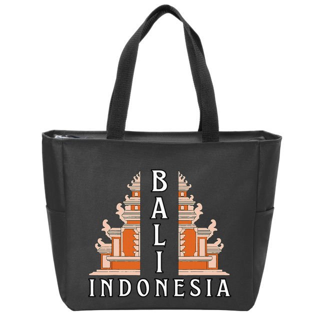 Bali Souvenir Bali Indonesia Souvenir Bali Zip Tote Bag