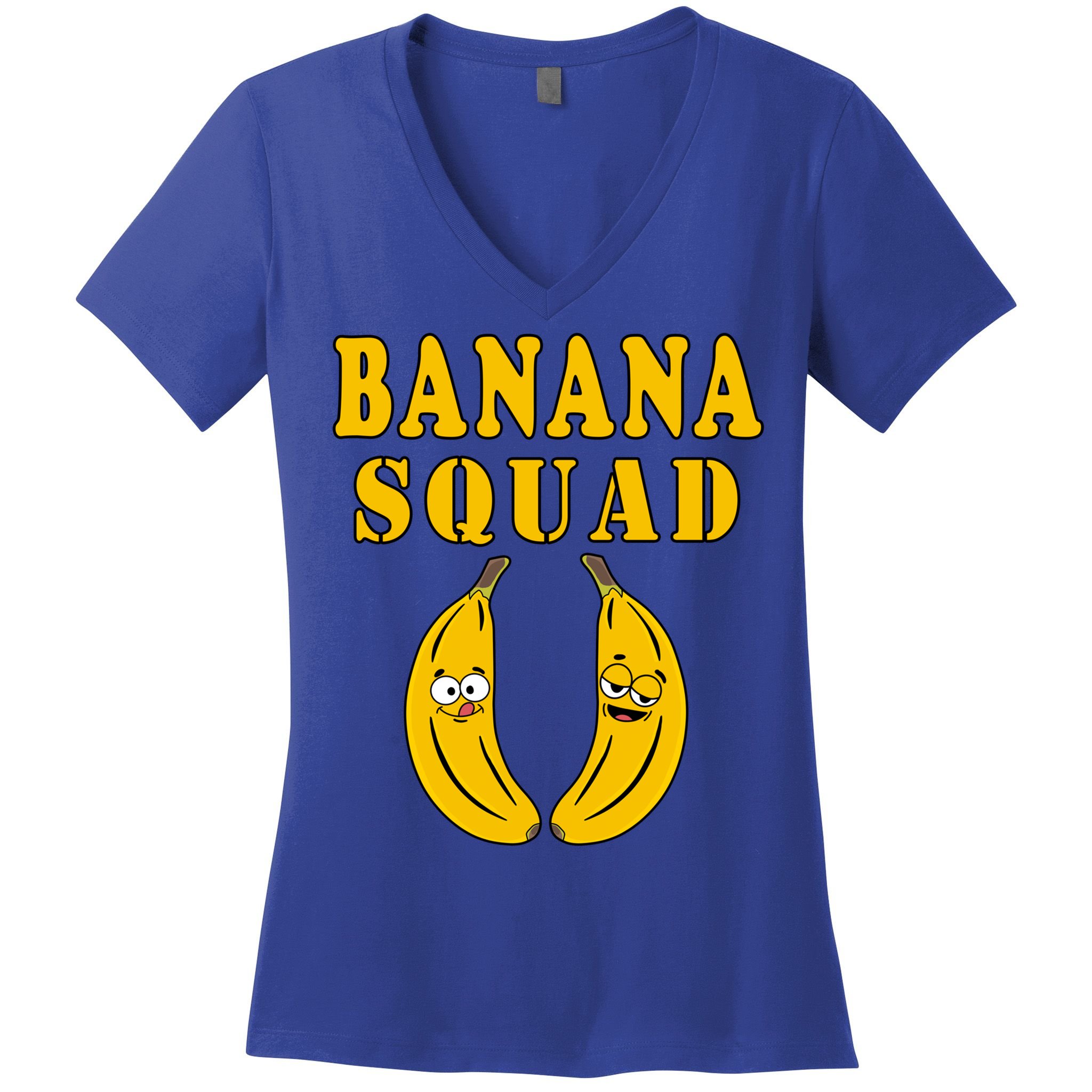 Banana Squad Bananas Cool Gift Women's V-Neck T-Shirt