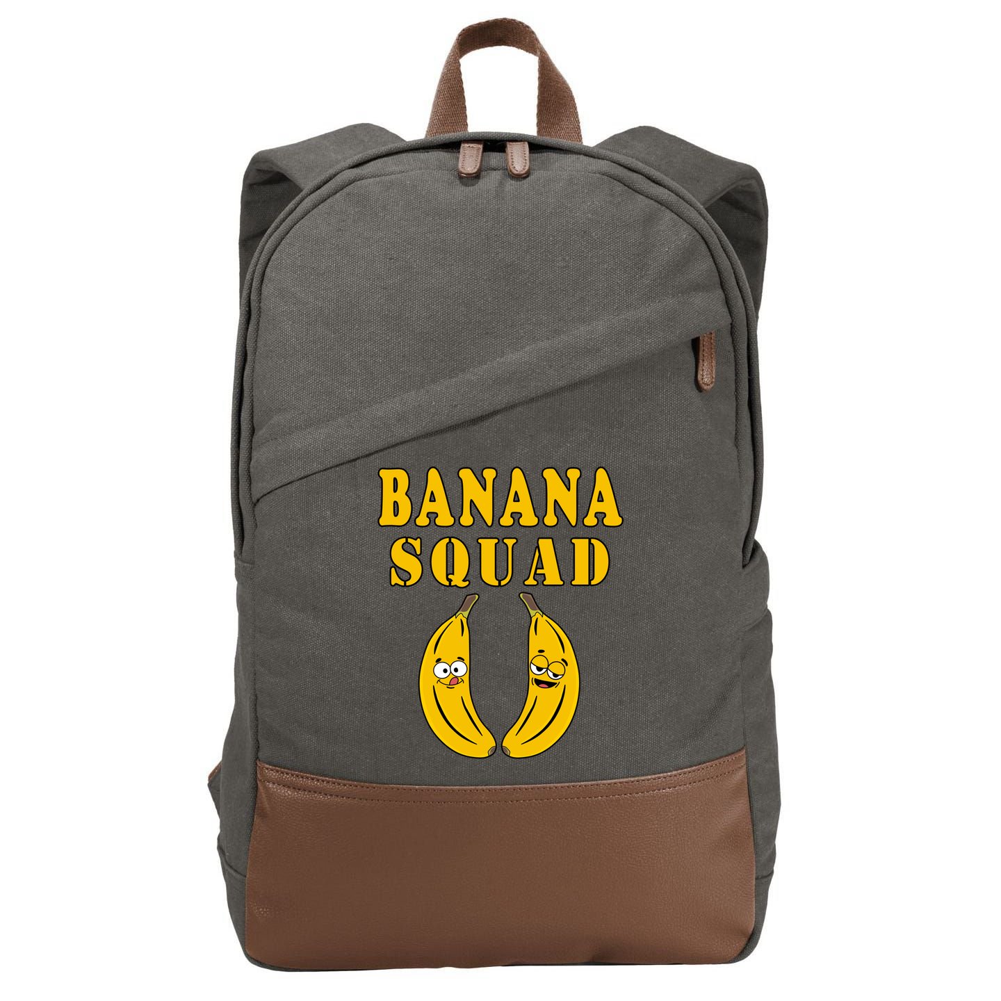 Banana Squad Bananas Cool Gift Cotton Canvas Backpack