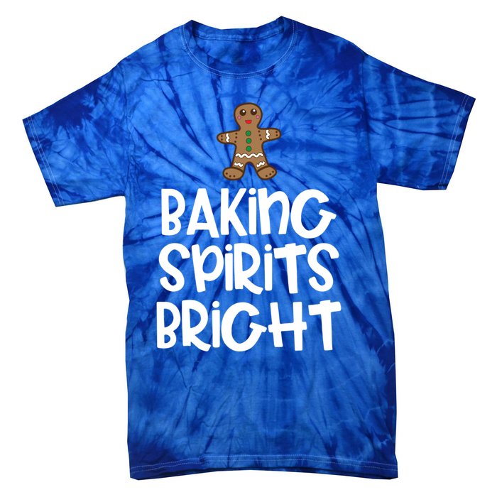 Baking Spirits Bright Christmas Cool Gift Tie-Dye T-Shirt