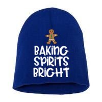 Baking Spirits Bright Christmas Cool Gift Short Acrylic Beanie