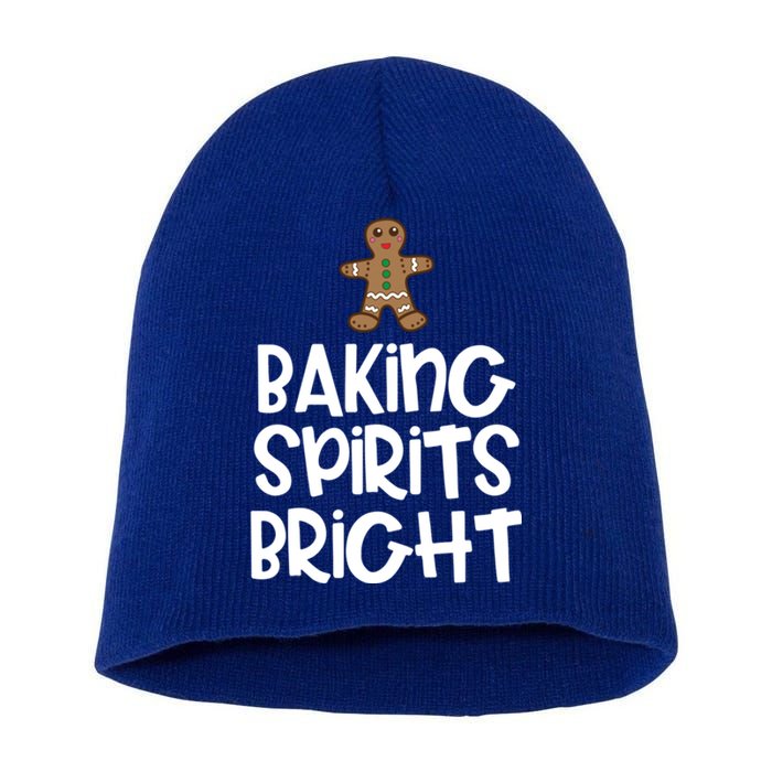 Baking Spirits Bright Christmas Cool Gift Short Acrylic Beanie