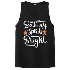 Baking Spirit Bright Cool Holiday Gift Funny Christmas Baker Gift PosiCharge Competitor Tank