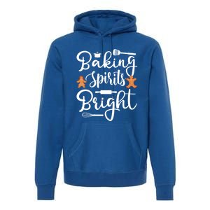 Baking Spirit Bright Cool Holiday Gift Funny Christmas Baker Gift Premium Hoodie