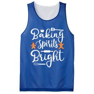 Baking Spirit Bright Cool Holiday Gift Funny Christmas Baker Gift Mesh Reversible Basketball Jersey Tank