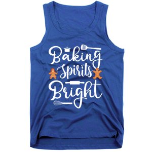 Baking Spirit Bright Cool Holiday Gift Funny Christmas Baker Gift Tank Top