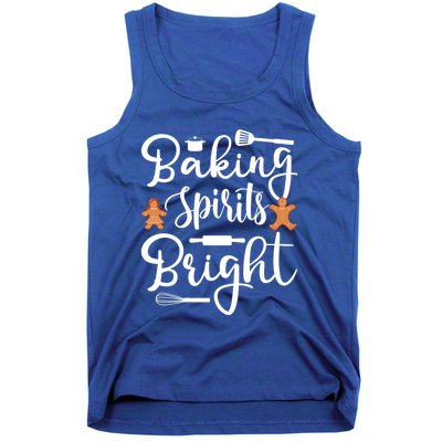 Baking Spirit Bright Cool Holiday Gift Funny Christmas Baker Gift Tank Top