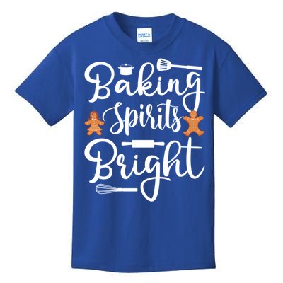 Baking Spirit Bright Cool Holiday Gift Funny Christmas Baker Gift Kids T-Shirt