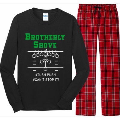 Brotherly Shove Long Sleeve Pajama Set