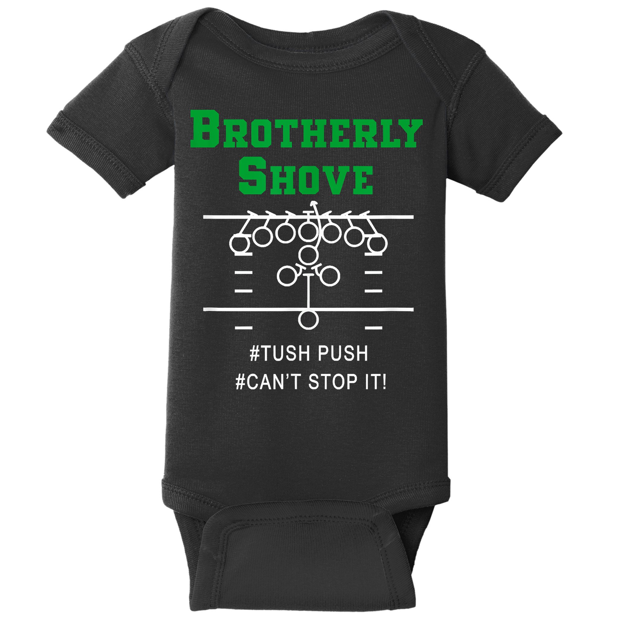 Brotherly Shove Baby Bodysuit