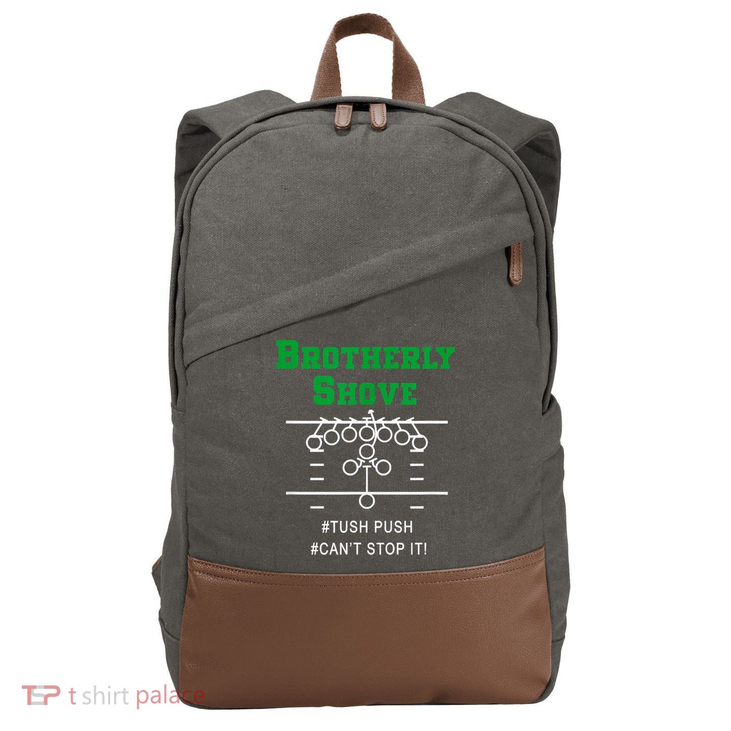 Brotherly Shove Cotton Canvas Backpack