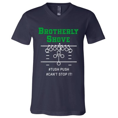 Brotherly Shove V-Neck T-Shirt