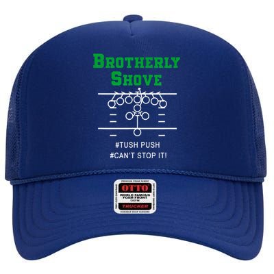 Brotherly Shove High Crown Mesh Back Trucker Hat