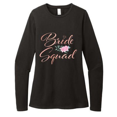 Bride Squad Bachelorette Party Bridal Shower Bridesmaid Womens CVC Long Sleeve Shirt