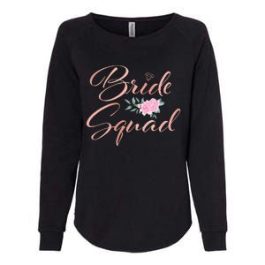 Bride Squad Bachelorette Party Bridal Shower Bridesmaid Womens California Wash Sweatshirt