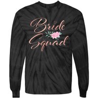 Bride Squad Bachelorette Party Bridal Shower Bridesmaid Tie-Dye Long Sleeve Shirt