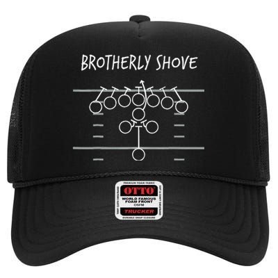 Brotherly Shove High Crown Mesh Back Trucker Hat