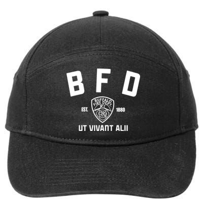 Buffalo Sabres Bfd Buffalo Fire Dept Ut Vivant Alii Est 1880 7-Panel Snapback Hat