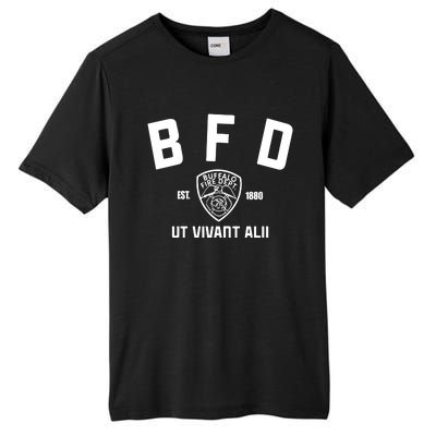 Buffalo Sabres Bfd Buffalo Fire Dept Ut Vivant Alii Est 1880 Tall Fusion ChromaSoft Performance T-Shirt