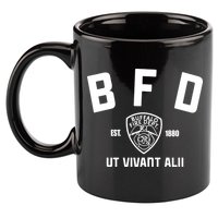 Buffalo Sabres Bfd Buffalo Fire Dept Ut Vivant Alii Est 1880 11oz C Handle Ceramic Mug