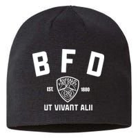 Buffalo Sabres Bfd Buffalo Fire Dept Ut Vivant Alii Est 1880 Sustainable Beanie