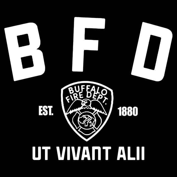 Buffalo Sabres Bfd Buffalo Fire Dept Ut Vivant Alii Est 1880 Sustainable Beanie