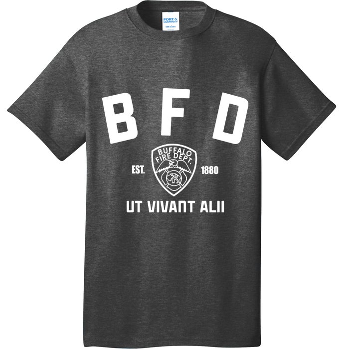 Buffalo Sabres Bfd Buffalo Fire Dept Ut Vivant Alii Est 1880 T-Shirt