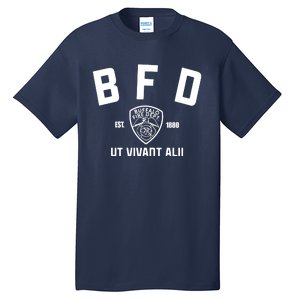 Buffalo Sabres Bfd Buffalo Fire Dept Ut Vivant Alii Est 1880 Tall T-Shirt