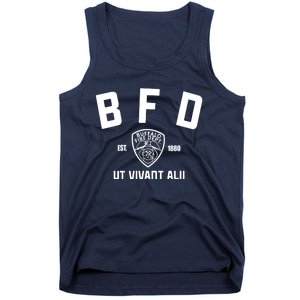 Buffalo Sabres Bfd Buffalo Fire Dept Ut Vivant Alii Est 1880 Tank Top