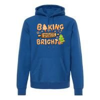 Baking Spirits Bright Chirstmas Cookie Gingerbread Holiday Great Gift Premium Hoodie