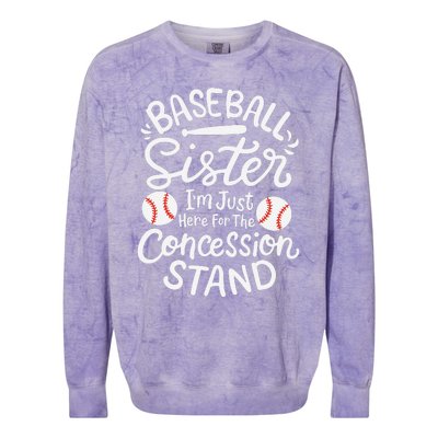 Baseball Sister Colorblast Crewneck Sweatshirt