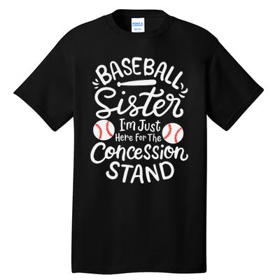 Baseball Sister Tall T-Shirt