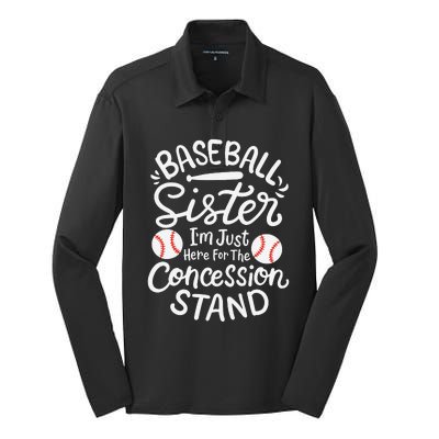 Baseball Sister Silk Touch Performance Long Sleeve Polo